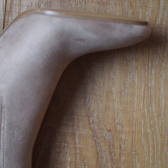 H&M | NWT Faux Suede Tan Ankle Boots - Picture 6 of 6